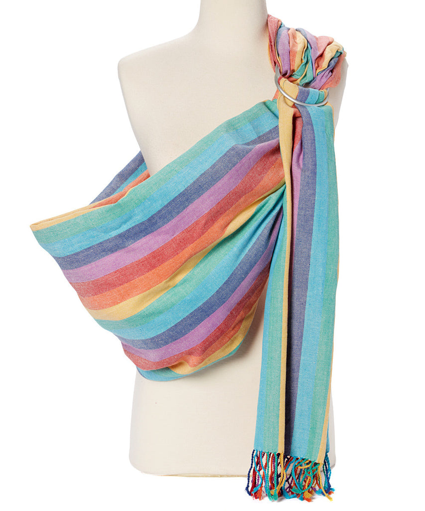 Summer Rainbow Ring Sling Hip Baby Wrap